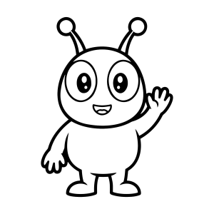 Desenhos de Alienígenas para colorir