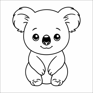 Desenhos de Coalas para colorir