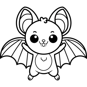 Desenhos de Morcegos para colorir