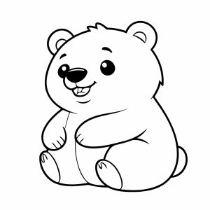 Desenhos de Ursos Polares para colorir