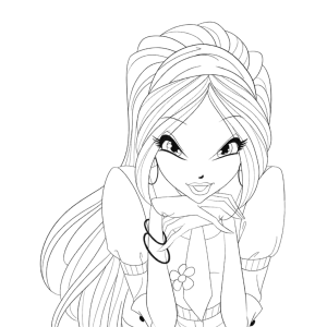 Desenhos de Winx Club para colorir