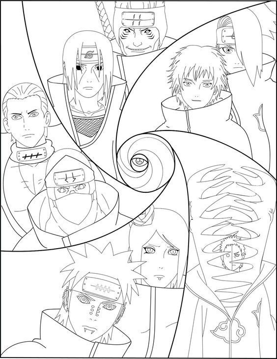A Akatsuki em Cores