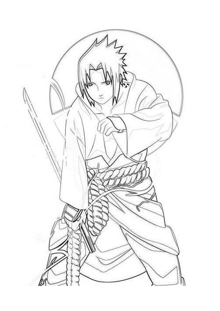 A Arte do Sharingan: Uma Jornada Visual com Sasuke