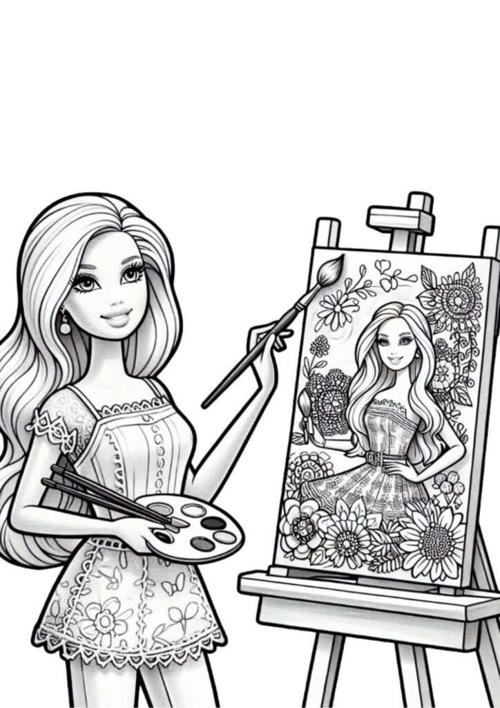 A Arte Vibrante da Barbie