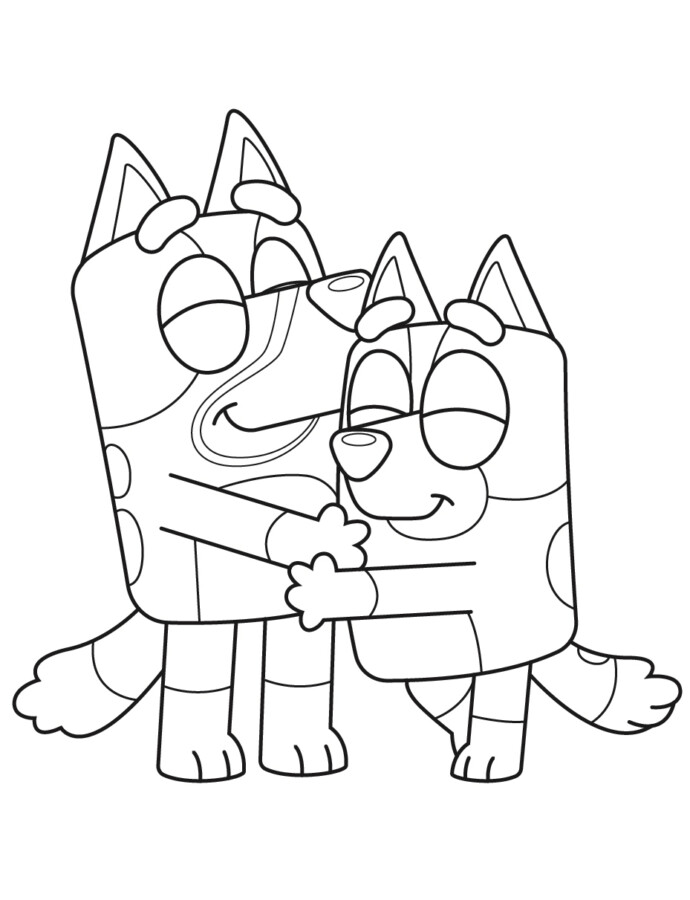 Abraço Amigável com Bluey