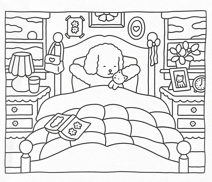 Aconchego da Cinnamoroll no Quarto