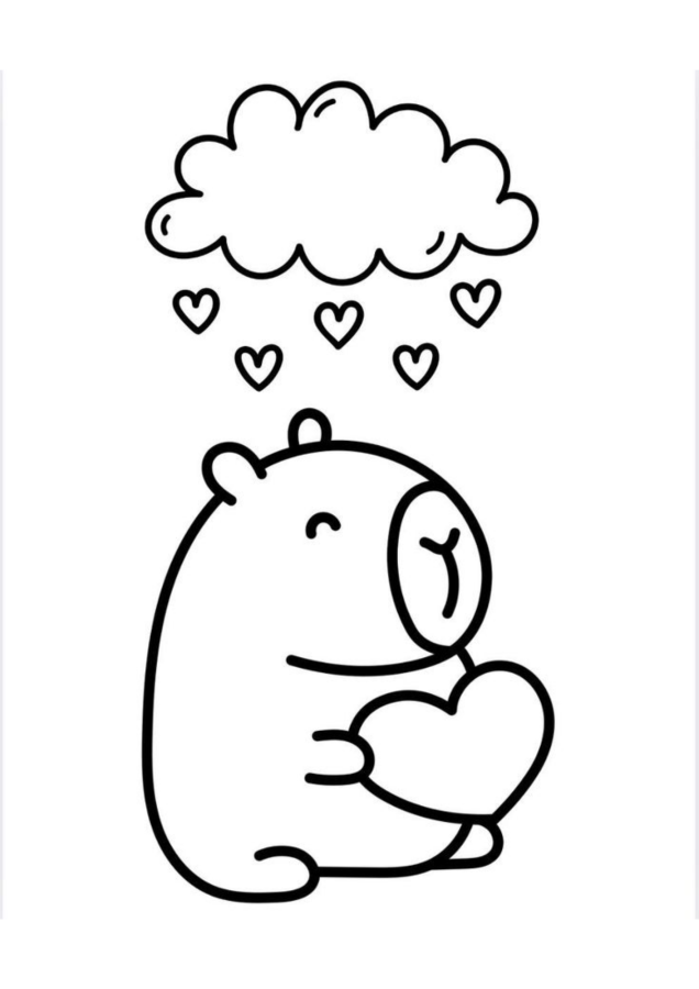 Adorável Urso com Corações