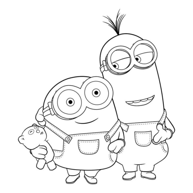 Amizade Minion: Hora de Colorir!
