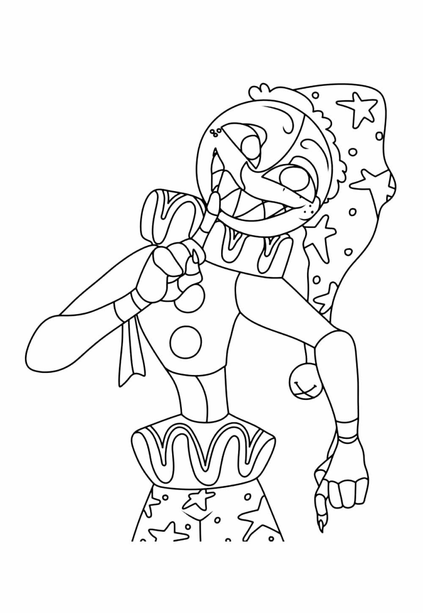 Animatrônico Lunar: Hora de Colorir!