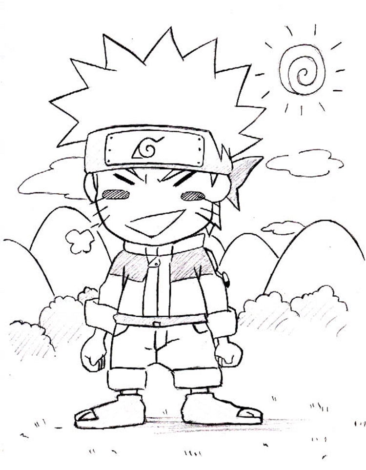 Anime Chibi: Naruto em Ação