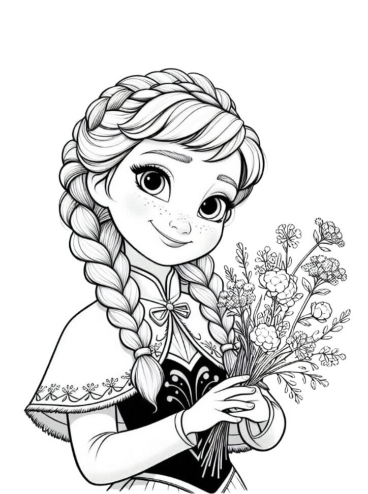 Anna e o Encanto das Flores Congeladas