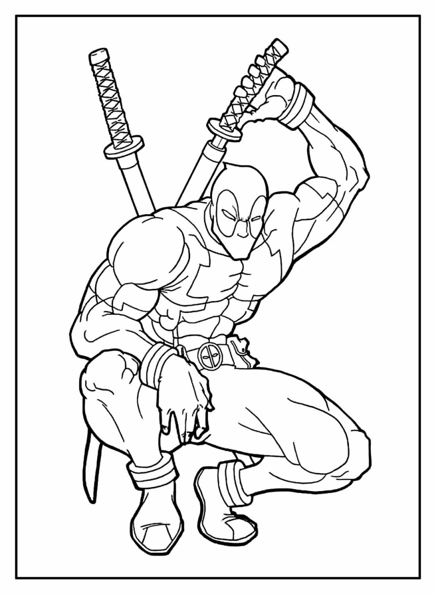 A Arte de Colorir Deadpool