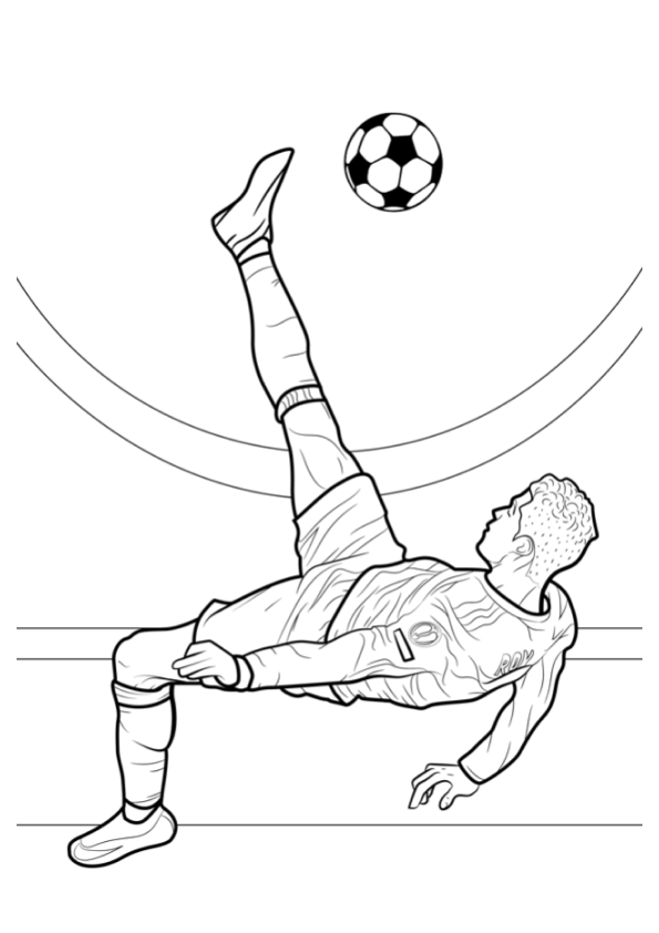 Arte em Movimento: O Salto de Cristiano Ronaldo