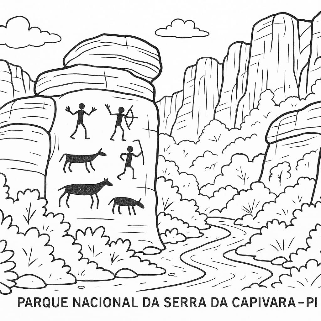Arte Rupestre na Serra da Capivara