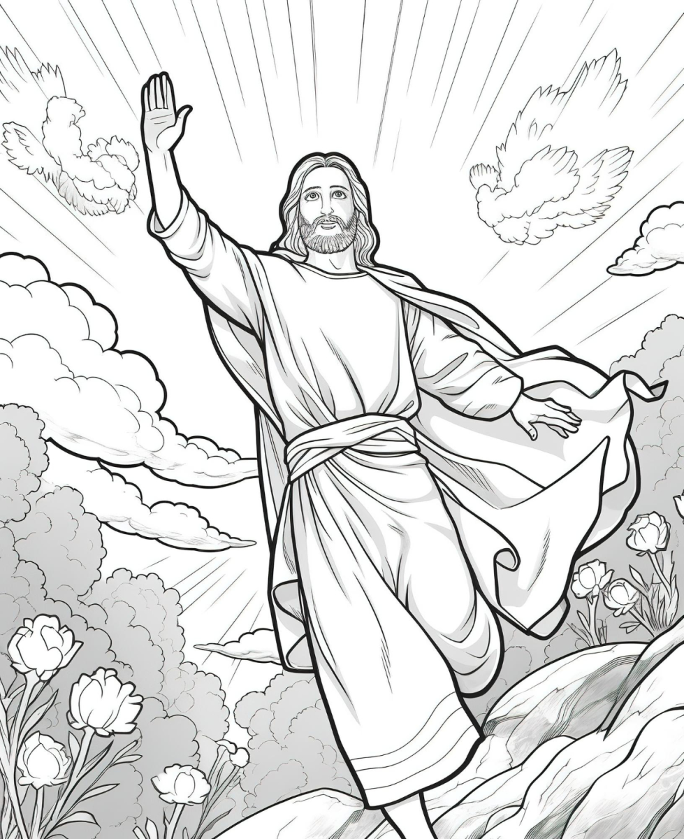 Ascensão de Jesus ao Céu em Cores