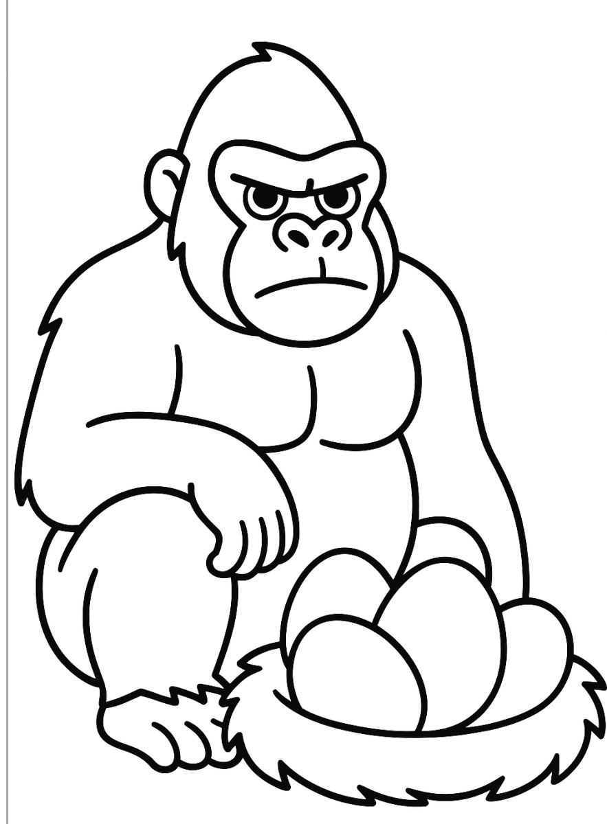 Atenção de King Kong ao Ninho Misterioso
