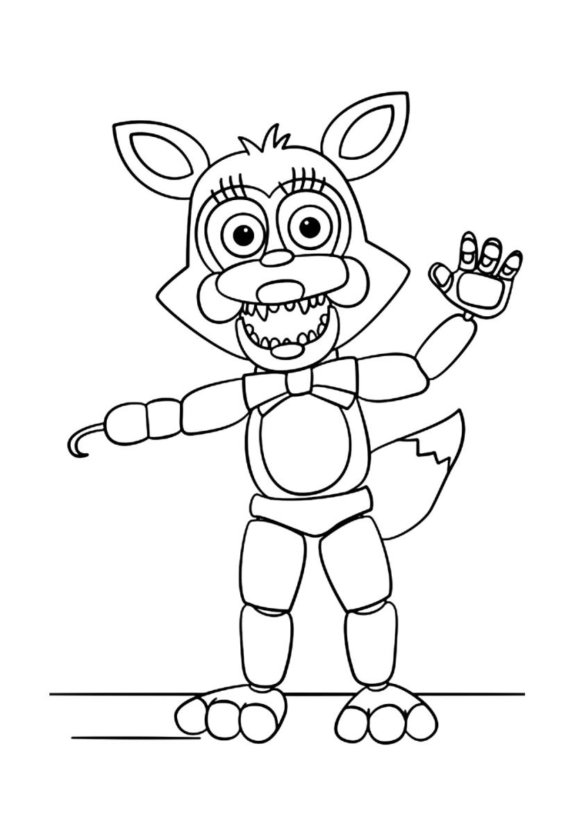 Aventura Animada com Foxy de FNAF