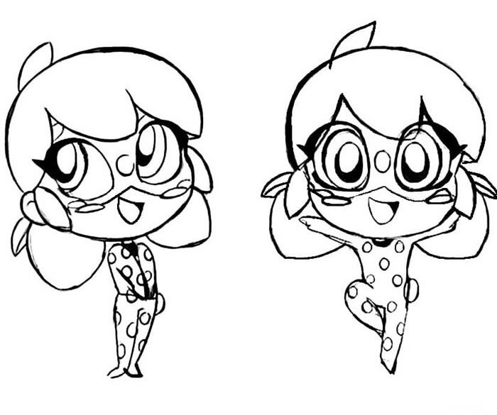 A Aventura Animada de Ladybug para Colorir