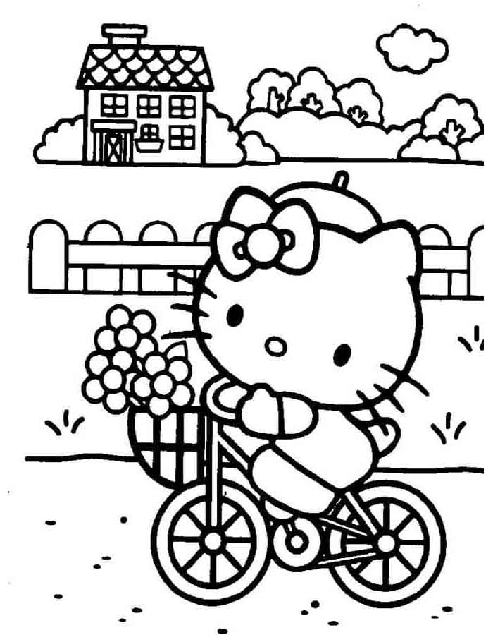Aventura de Bicicleta com Hello Kitty