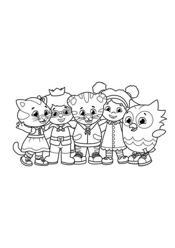 Aventura Colorida com Daniel Tigre e Amigos