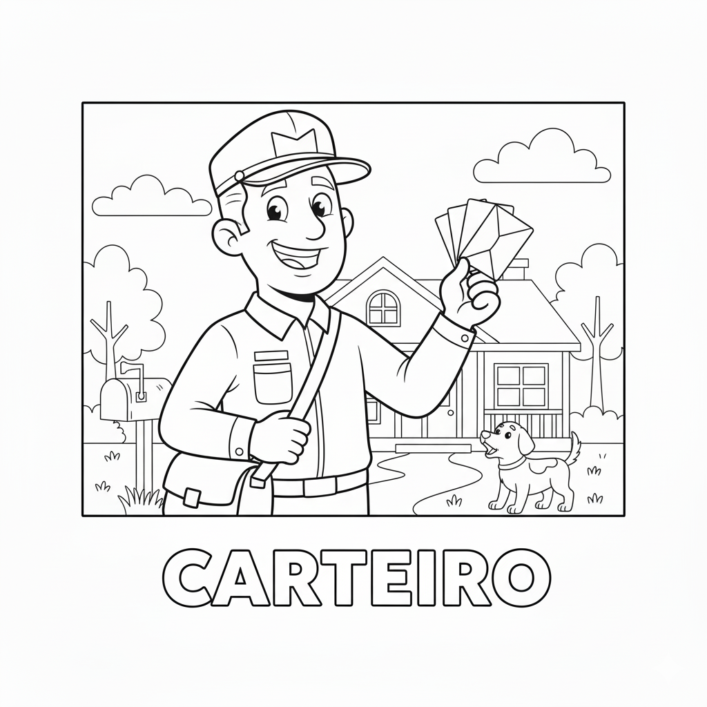 Aventura Colorida do Carteiro Amigável