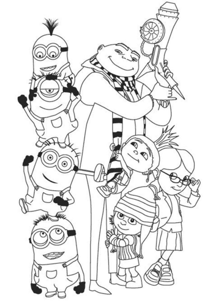 Aventura Colorida com Gru e Seus Minions