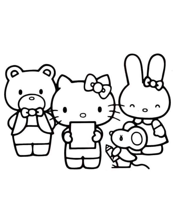 Aventura de Colorir com Hello Kitty e Amigos