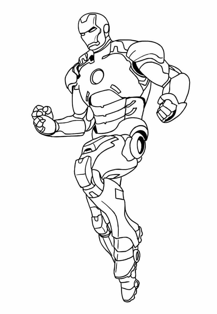 Aventura para Colorir com o Invencível Homem de Ferro