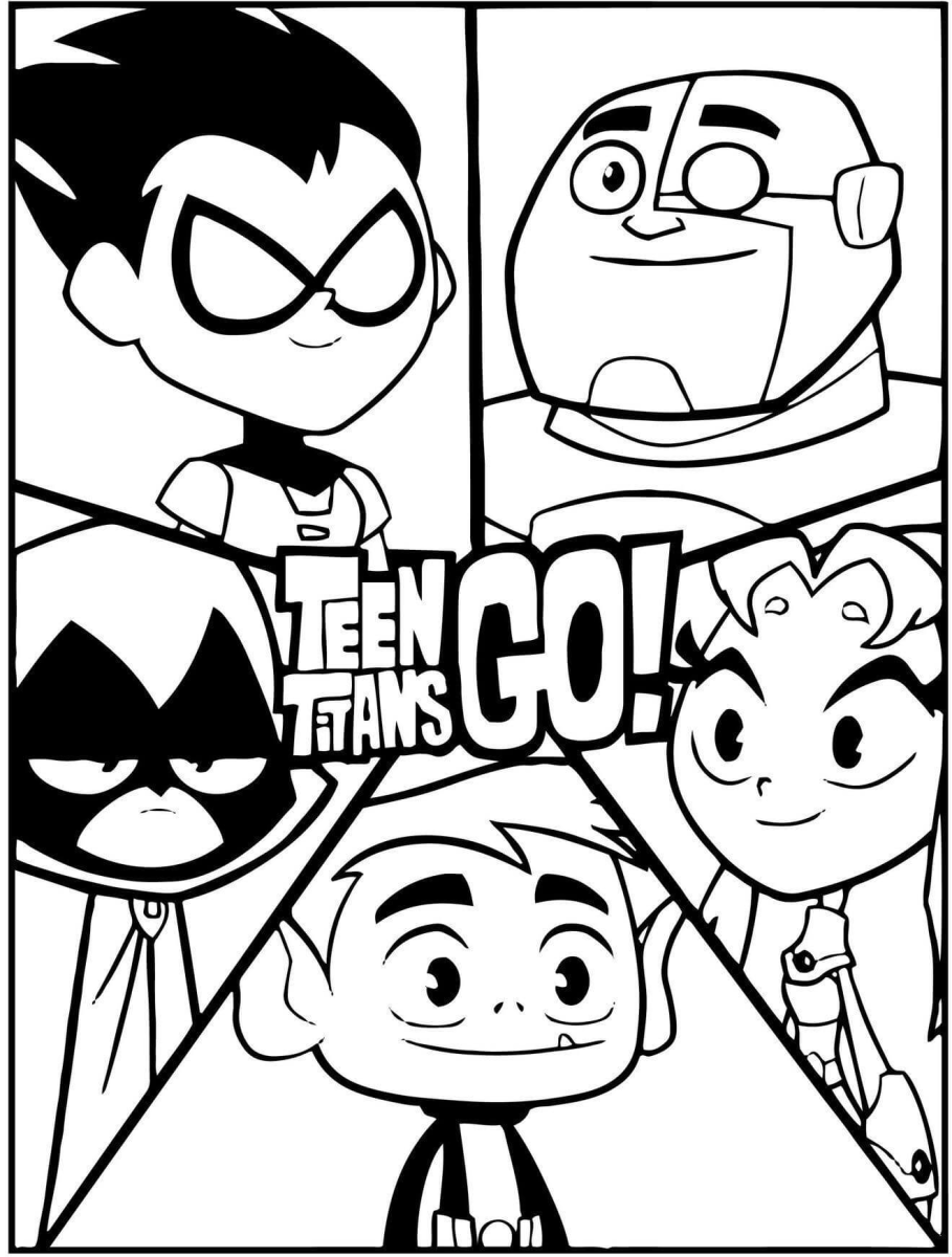 Aventura para Colorir com os Jovens Titãs!