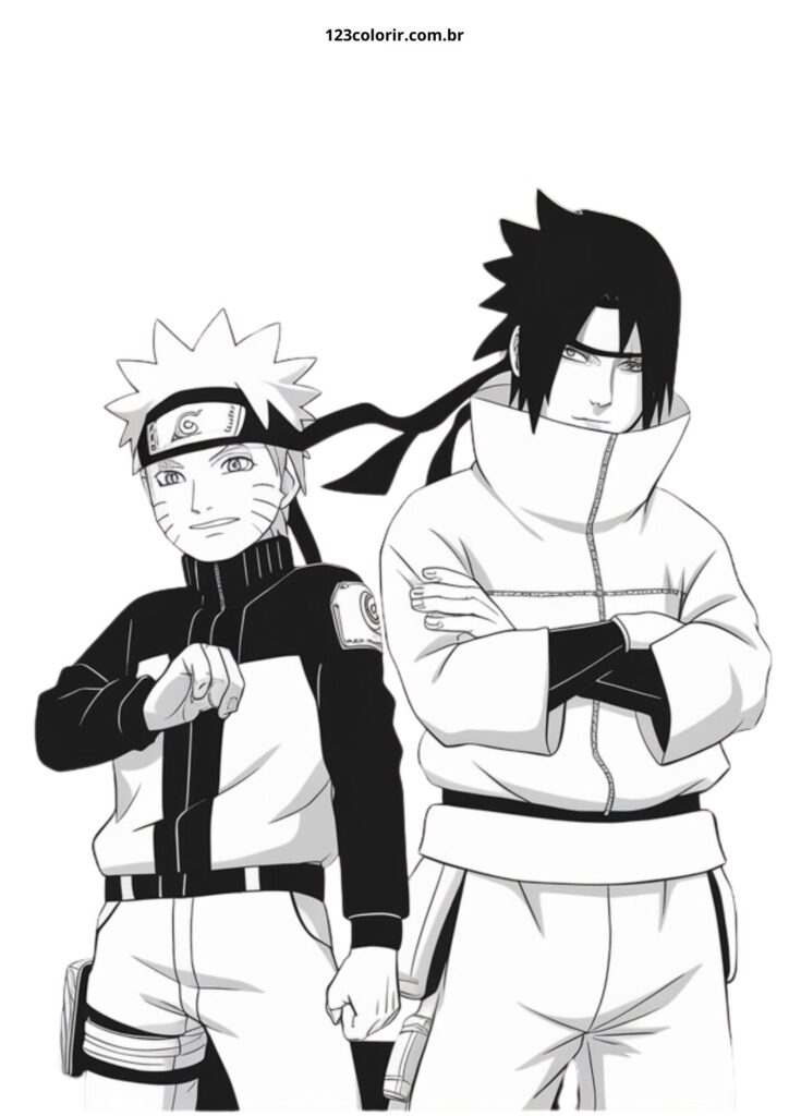 Aventura com Naruto e Sasuke