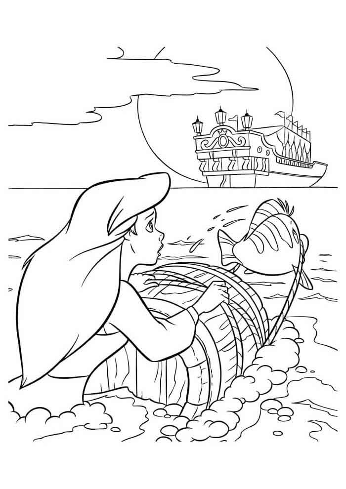 Aventura de Ariel no Mar