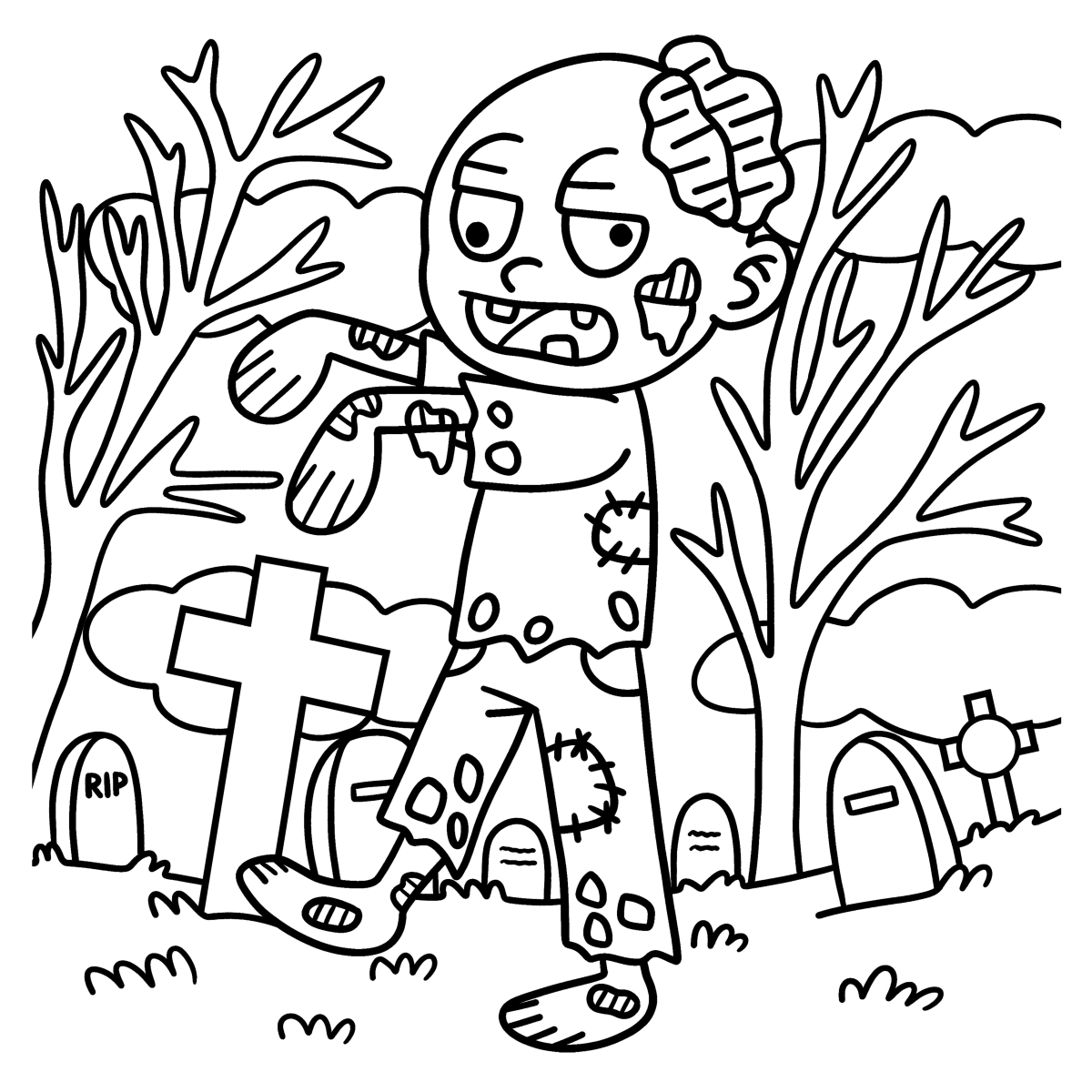Aventura do Zumbi no Cemitério