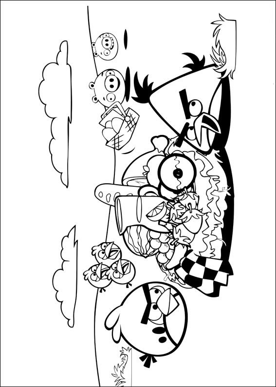 Aventura dos Angry Birds no Céu