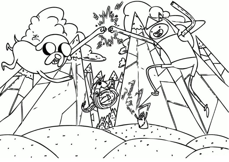 Aventura Épica de Finn e Jake nas Montanhas de Ooo