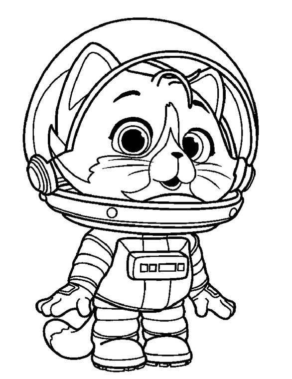 Aventura Espacial com o Gatinho Astronauta