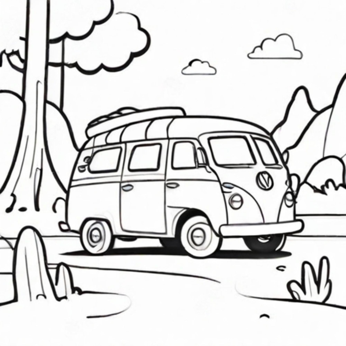 Aventura em Família com a Icônica Kombi