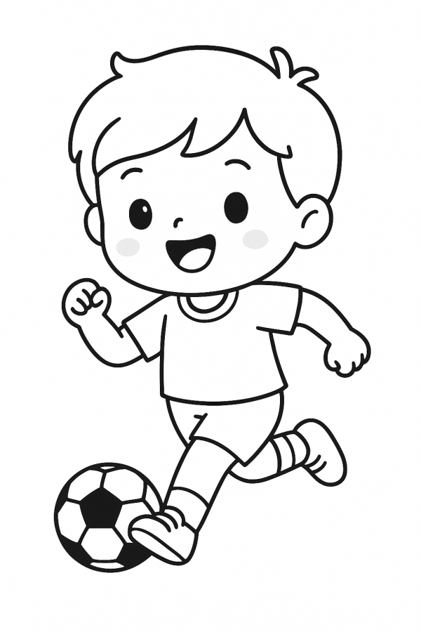 Aventura Infantil no Campo de Futebol