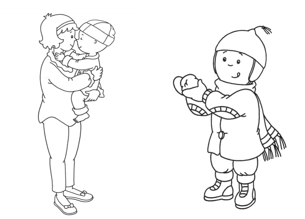 Aventura de Inverno com Caillou