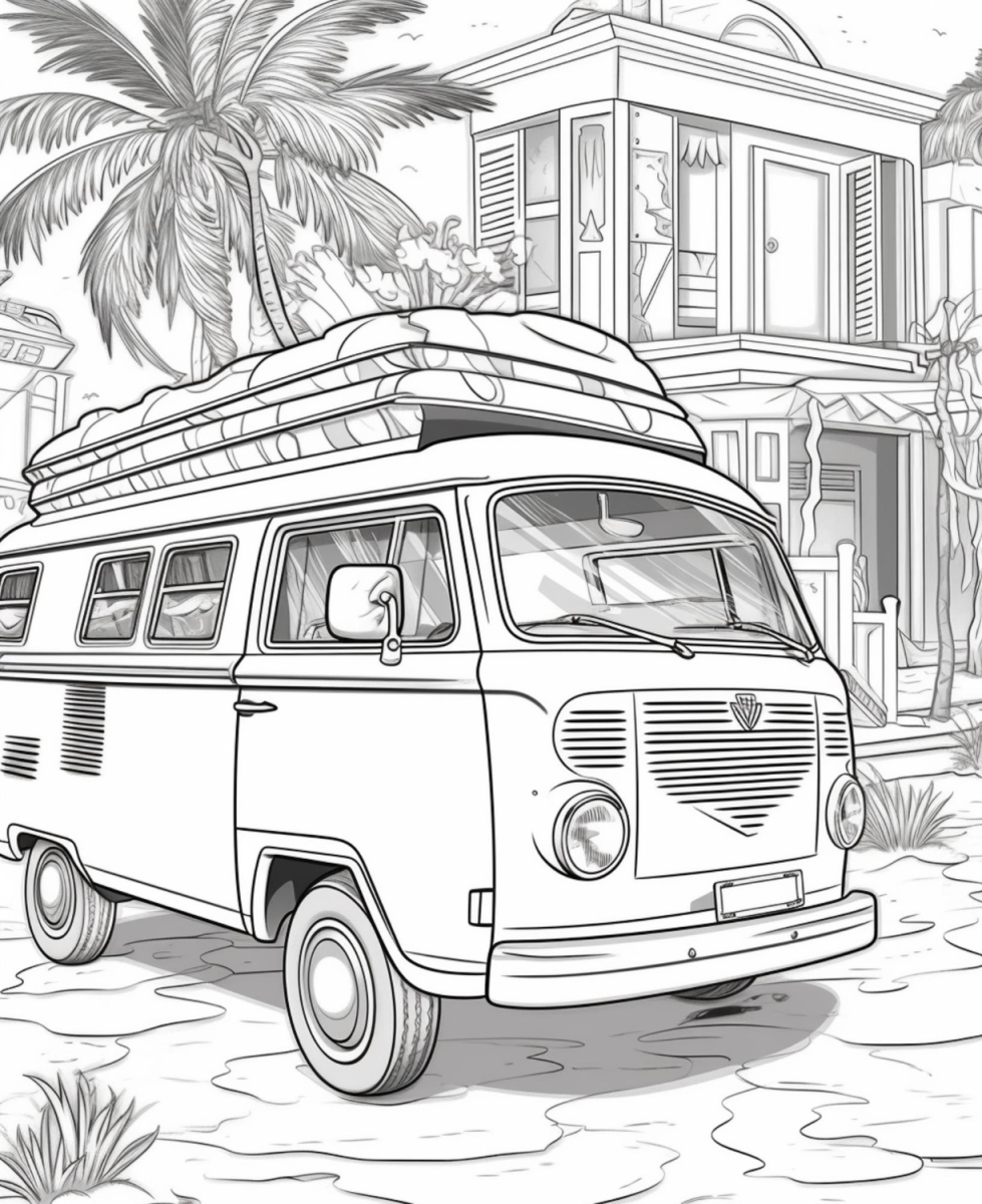 Aventura de Kombi ao Luar Tropical