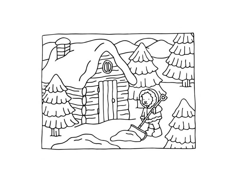 Aventura no Inverno na Cabana Encantada