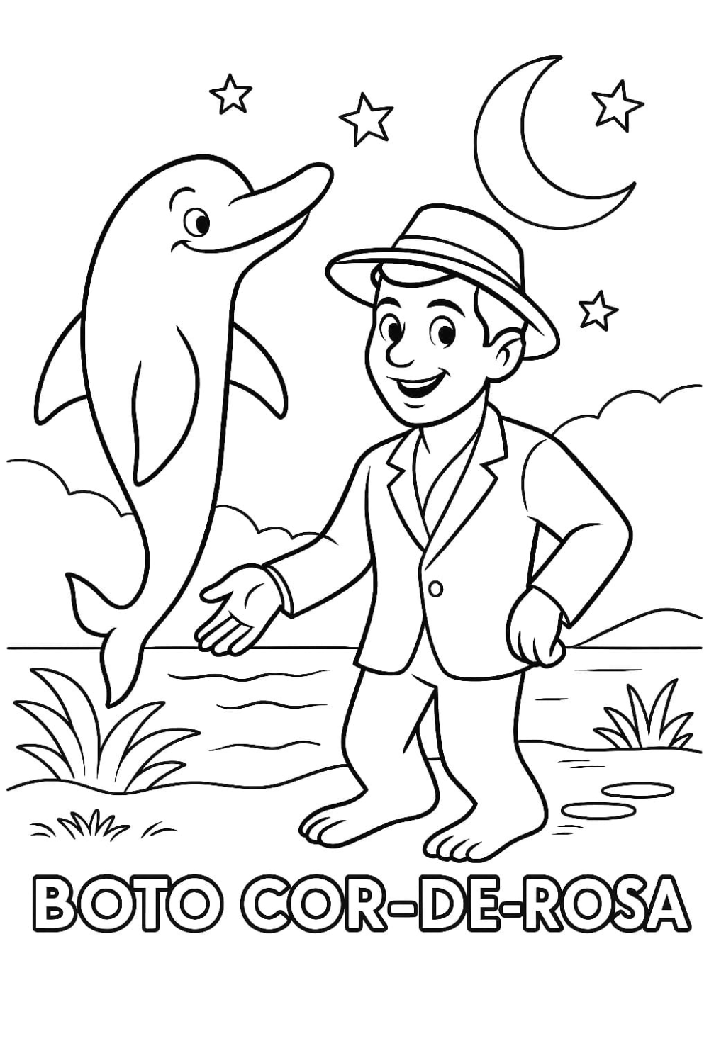 Aventura Noturna com o Boto Cor-de-Rosa