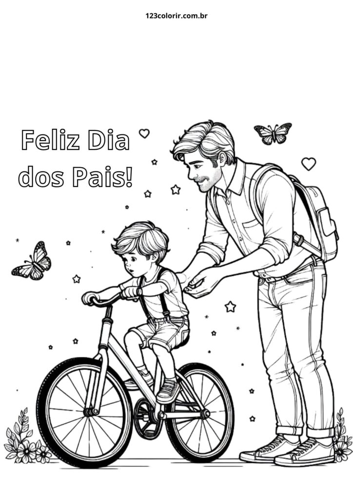 Aventura de Pai e Filho: Primeiros Passos na Bicicleta