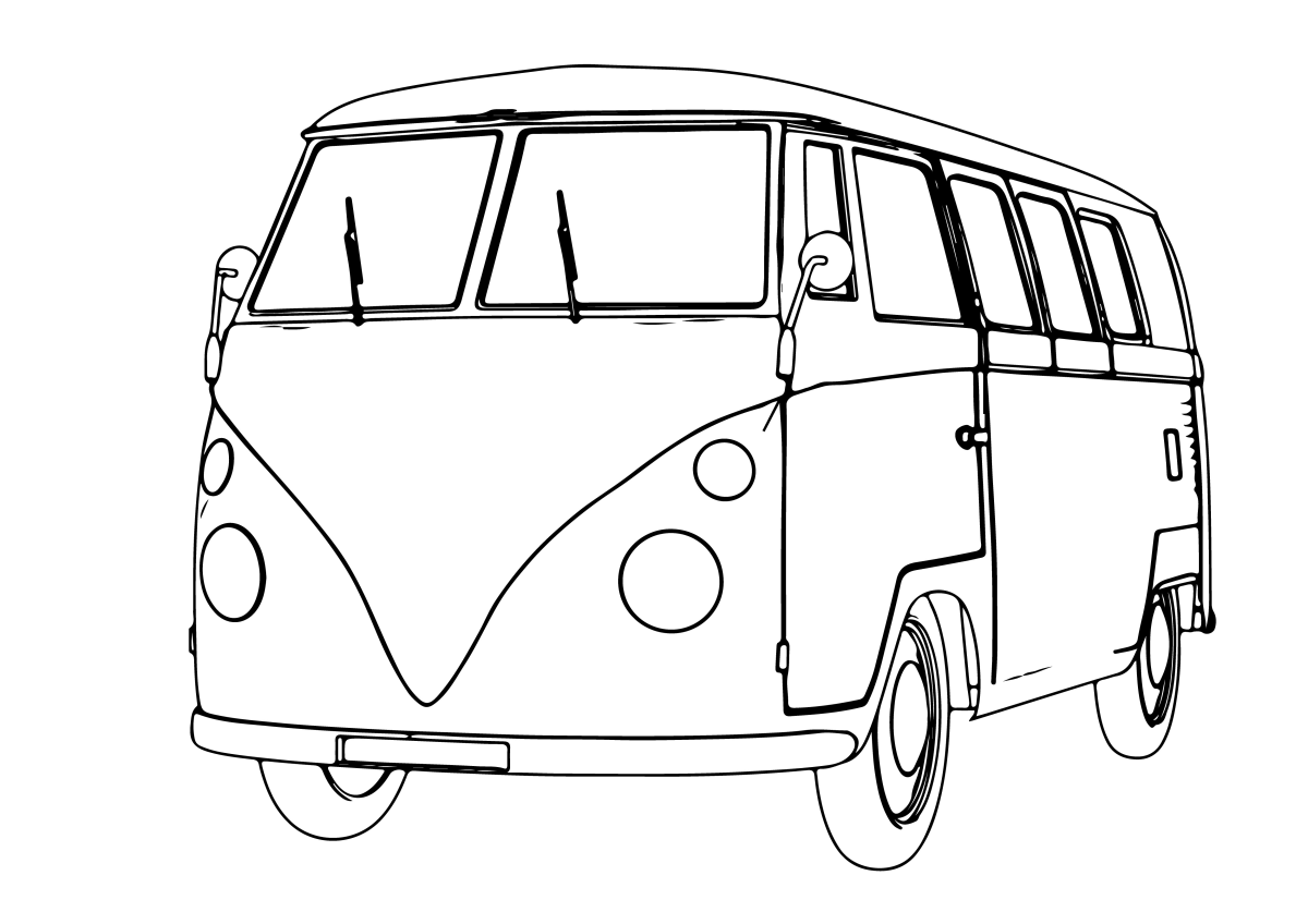 Aventura Retrô: Colori a Clássica Kombi