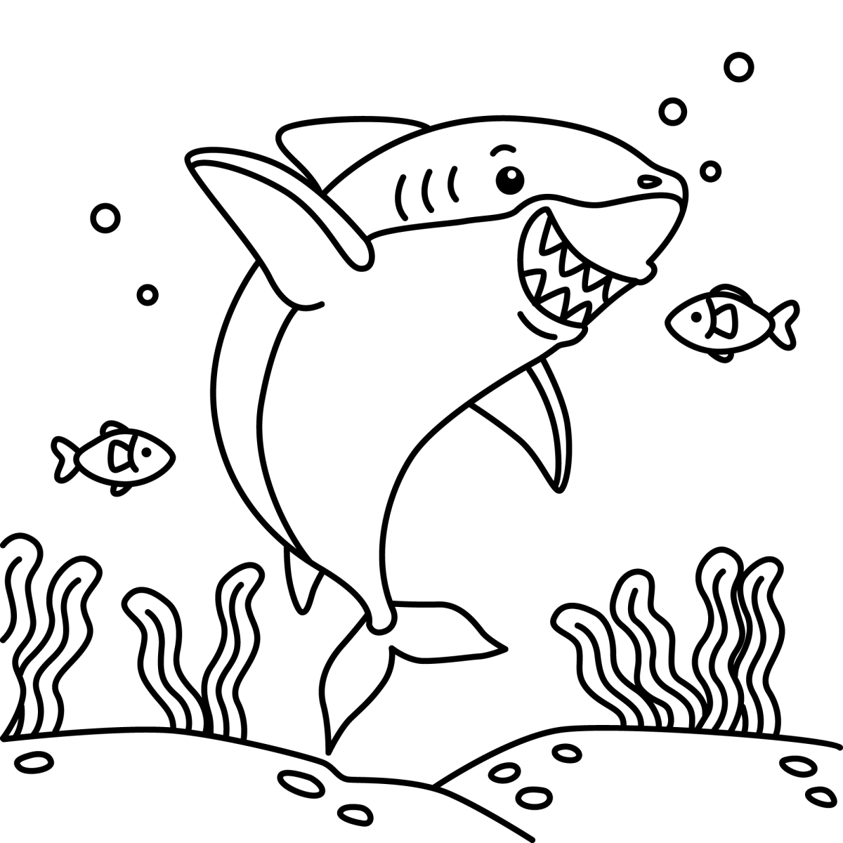Aventura de Tubarões no Fundo do Mar