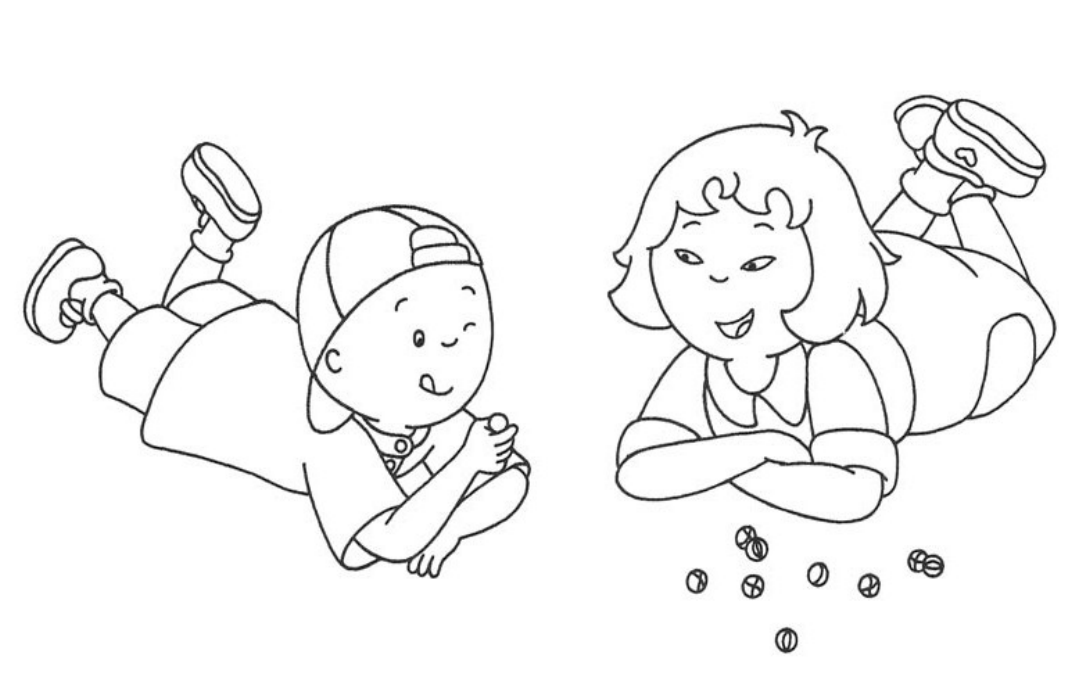 Explorando Aventuras com Caillou e Rosie