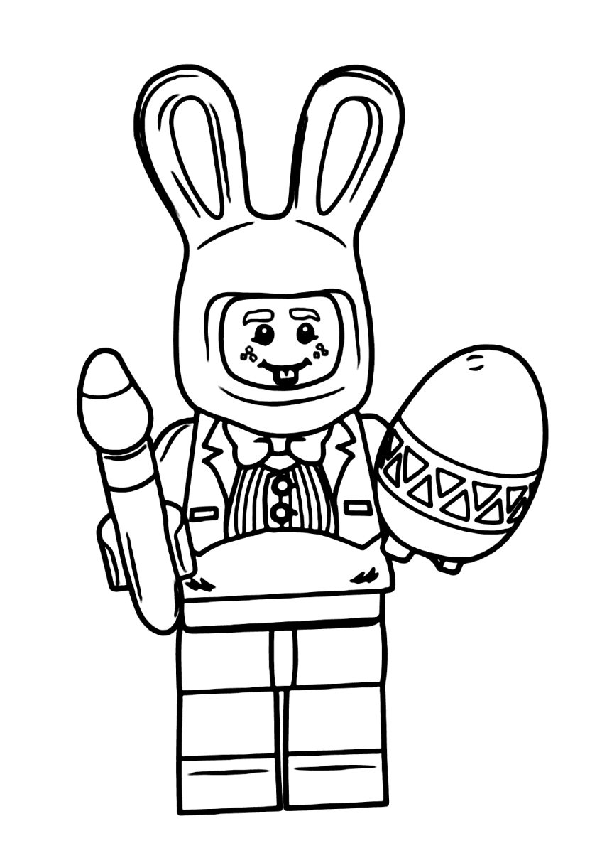 Aventuras do Coelho Lego na Páscoa