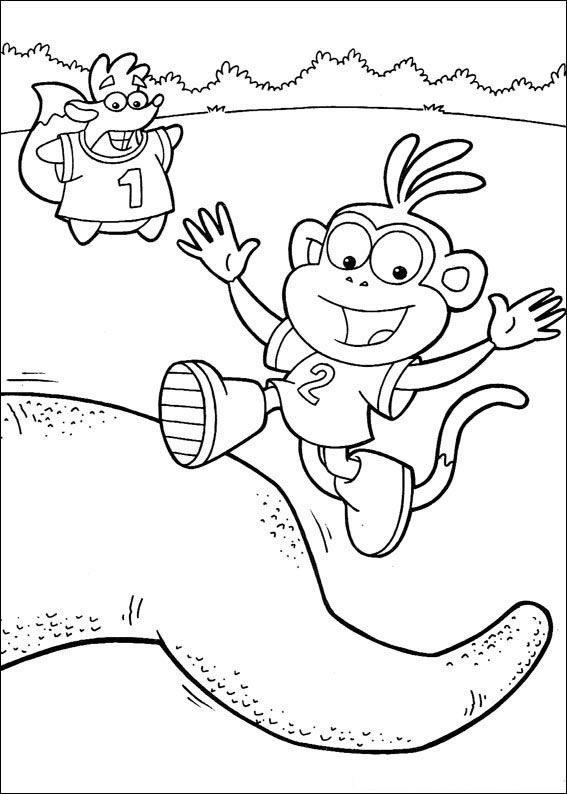Aventuras Coloridas com Botas e seus Amigos