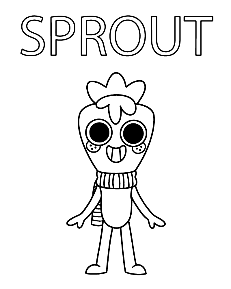 Aventuras Coloridas de Sprout em Dandys's World
