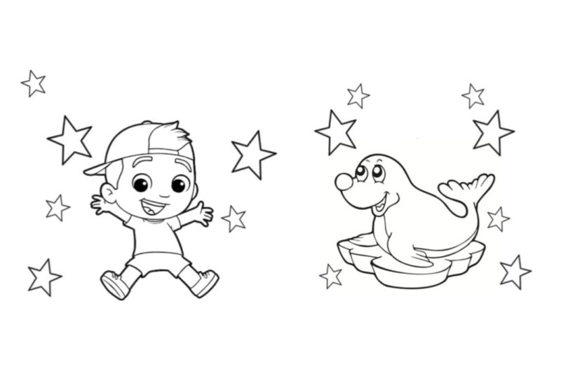 Aventuras Coloridas com Luccas Neto e Seu Amigo Foca