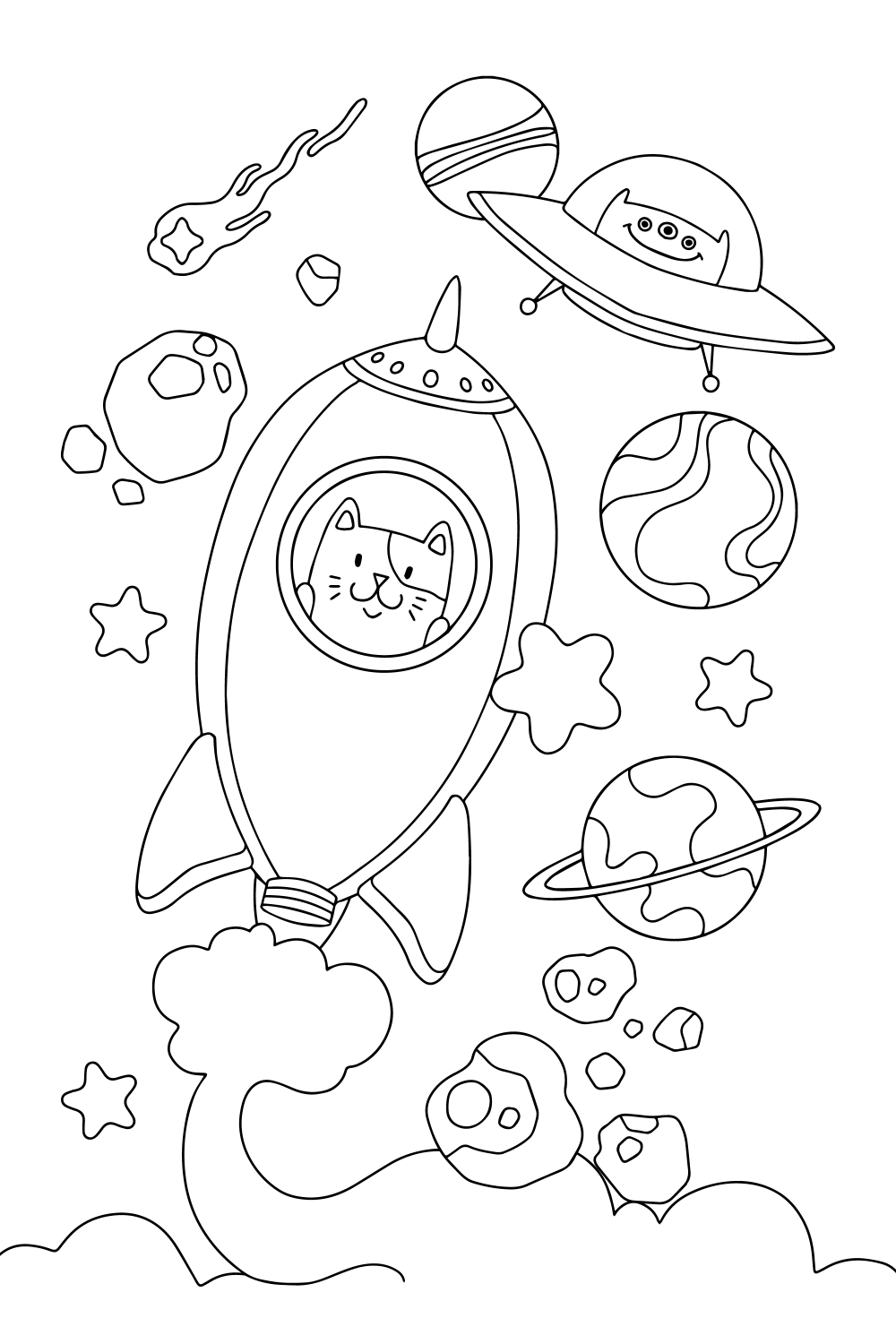 Aventuras Cósmicas do Gato Astronauta